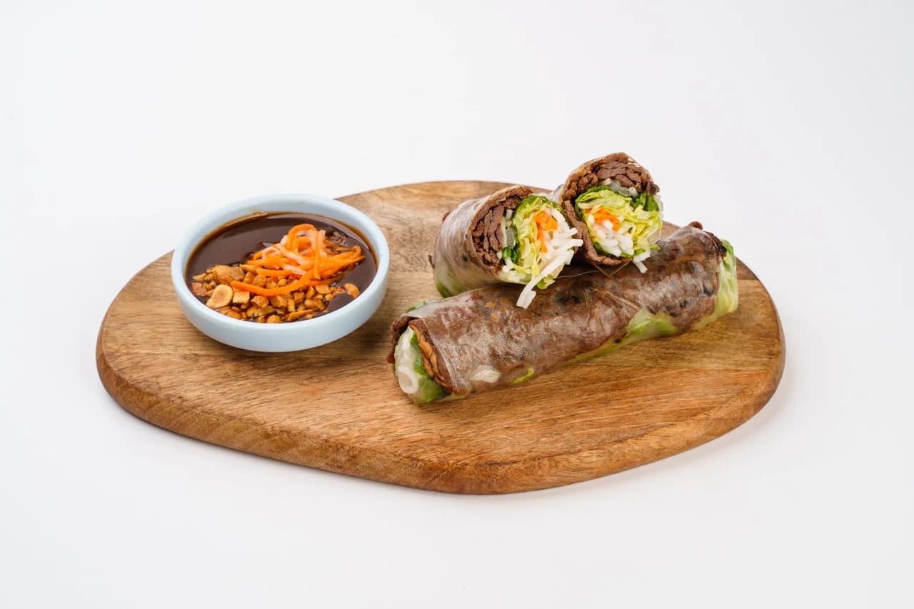 Charbroiled Meat Spring Rolls