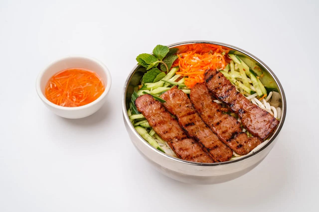 Vermicelli Bowl with Pork Patty