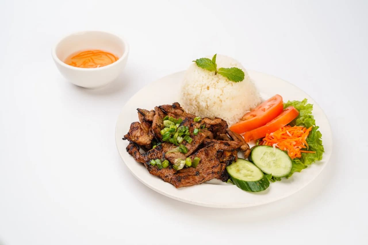 Rice Plate with Charbroiled Pork